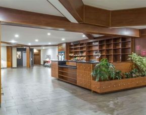 Lobby entrance at La Hacienda San Jose Silicon Valley.