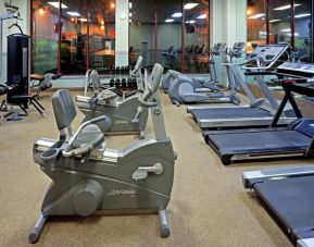 Fitness center at Laguardia Plaza Hotel.