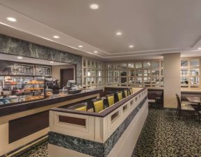 Breakfast area at Laguardia Plaza Hotel.