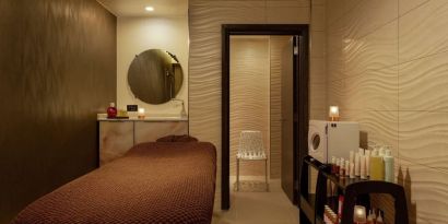 Spa and massage available at Hilton Aberdeen TECA.