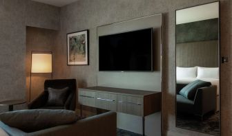 Day use room with lounge area at Hilton Aberdeen TECA.