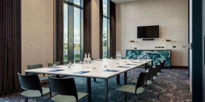 Meeting room at Hilton Aberdeen TECA.