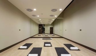 Yoga and gym space at Hilton Aberdeen TECA.