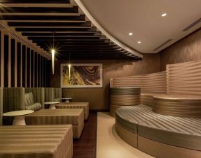 Spa and sauna at Hilton Aberdeen TECA.