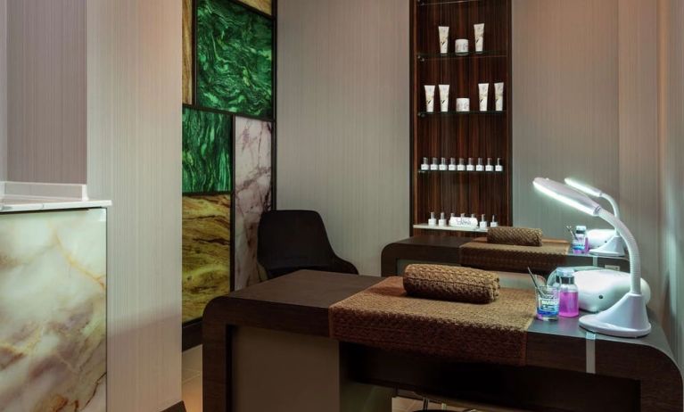 Beauty salon at Hilton Aberdeen TECA.