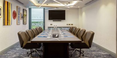 Meeting room at Hilton Aberdeen TECA.