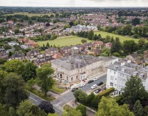 Hotel exterior from bird's eye view at Elmbank York, Tapestry Collection By Hilton.