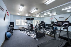 Fitness center at Hotel Marguerite.