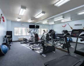 Fitness center at Hotel Marguerite.