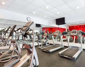 Fitness center at Radisson Hotel Akron/Fairlawn.