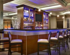 Hotel bar at Radisson Hotel Akron/Fairlawn.