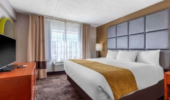 King room with TV at Comfort Inn & Suites Nashville Near Tanger Outlets.