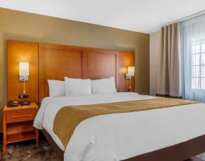 Romantic king room with natural light at Comfort Inn & Suites Nashville Near Tanger Outlets.