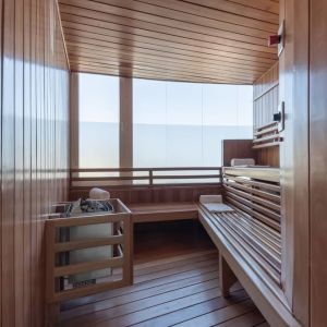 Sauna and spa at Grand Miramar All Luxury Suites & Residences.