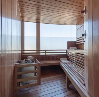 Sauna and spa at Grand Miramar All Luxury Suites & Residences.