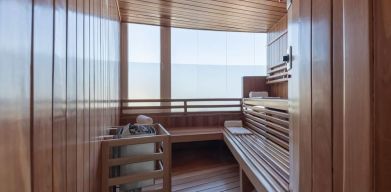 Sauna and spa at Grand Miramar All Luxury Suites & Residences.