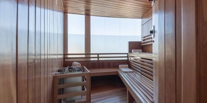 Sauna and spa at Grand Miramar All Luxury Suites & Residences.