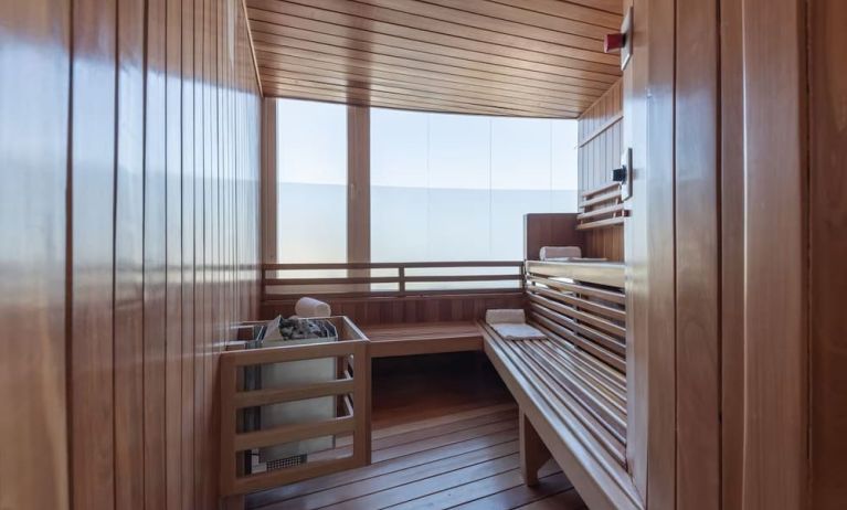 Sauna and spa at Grand Miramar All Luxury Suites & Residences.