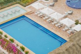 Large outdoor pool at Grand Miramar All Luxury Suites & Residences.