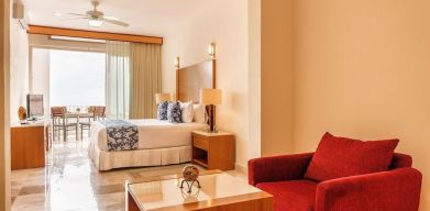 Spacious king room at Grand Miramar All Luxury Suites & Residences.