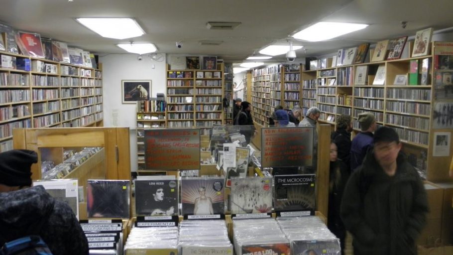 Vinyl enthusiasts dig through vinyl at NYC's Academy Records & CDs